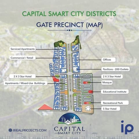 Gate precinct map - Capital Smart City