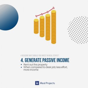 why you invest in real estate - generate passive income