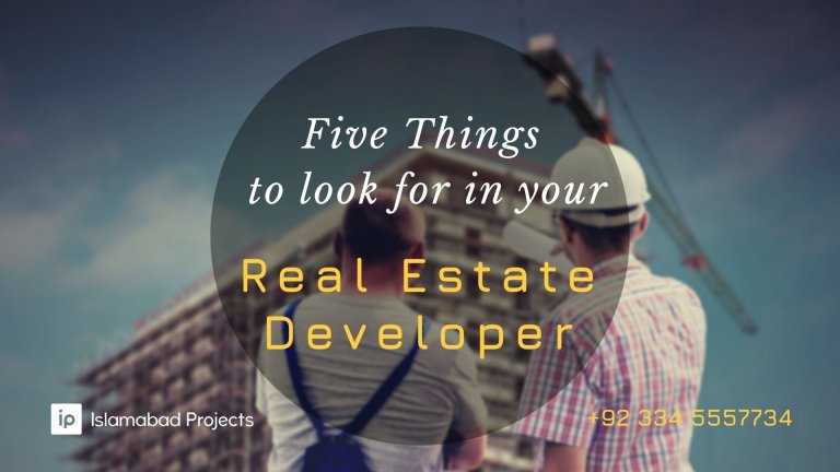 top five things to look for in your real estate developer before investment