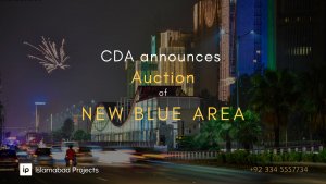 new blue area islamabad auction by cda