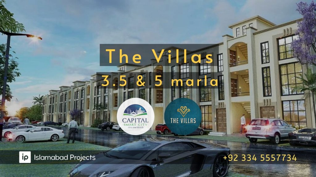 The Villa Apartments of 3.5 and 5 marla launched by Capital Smart City - payment plan, floor plan