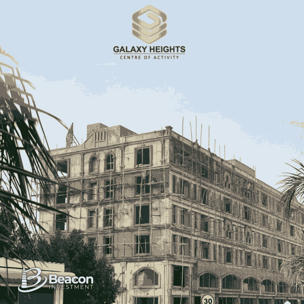 galaxy heights bahria gray structure completed