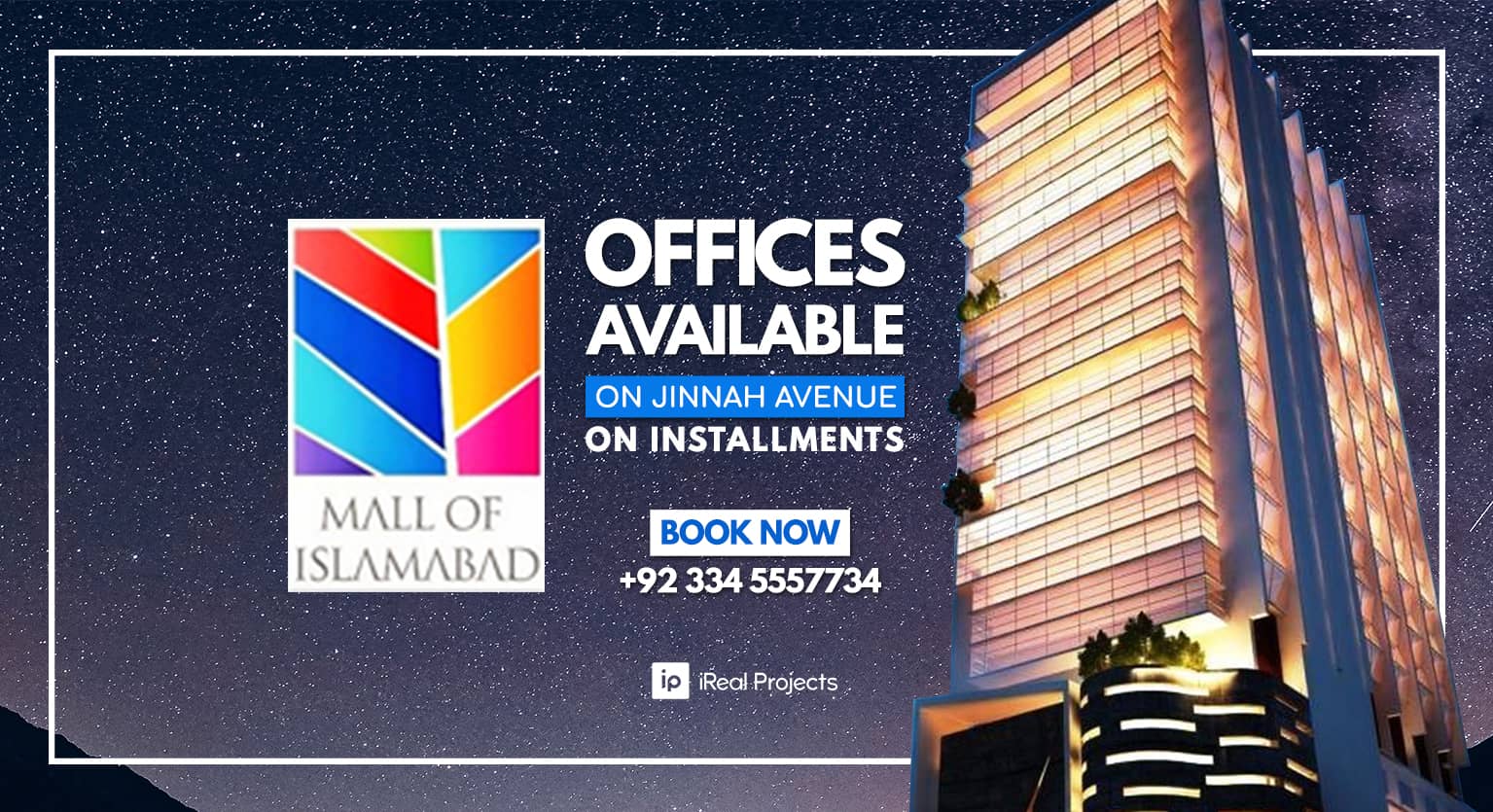 Offices on installments in Mall of Islamabad