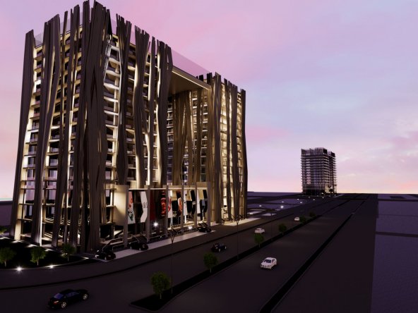 AJ Towers Night View - Commercial Shops on Installments in Gulberg