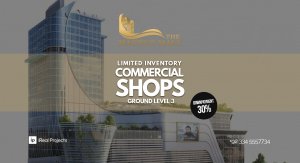 Limited Ground Level 3 Shops in Magnus Mall (Gulberg)