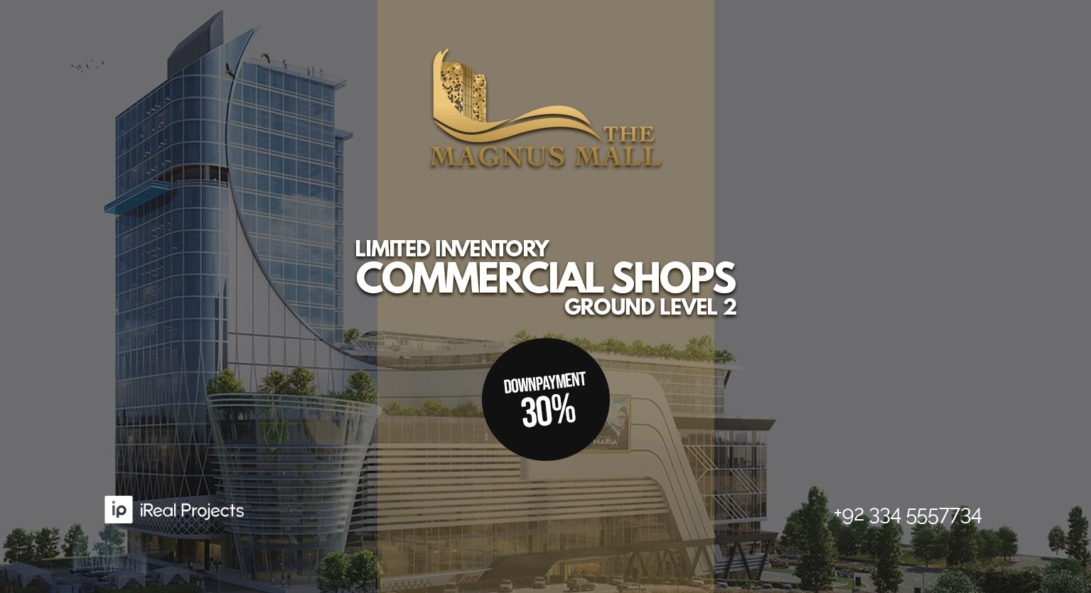Limited Shops Available on Ground Level 2 in Magnus Mall