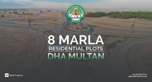 8 Marla plots on resale in DHA Multan
