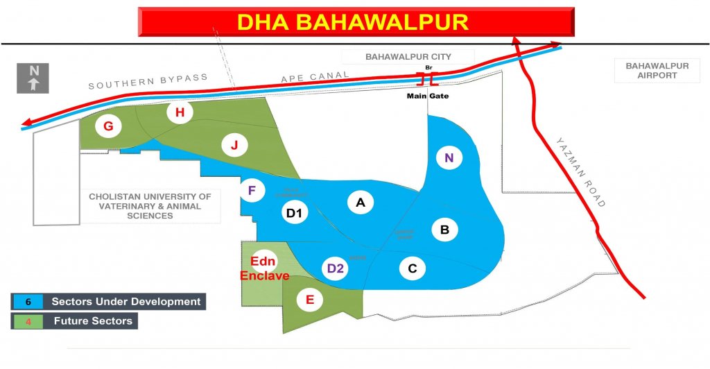 DHA Bahawalpur - Map