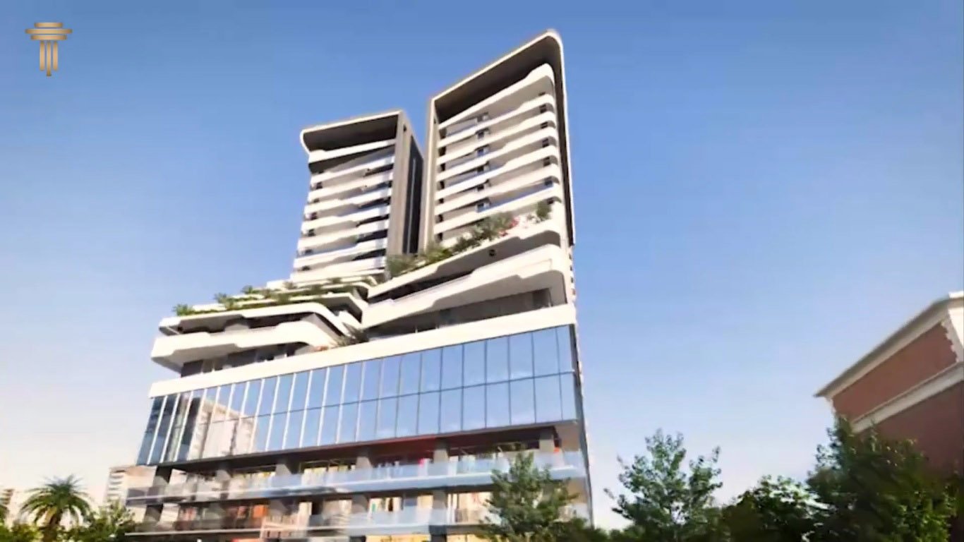twin city towers elevation - apartments and shops in Fasial Town F-18 Islamabad