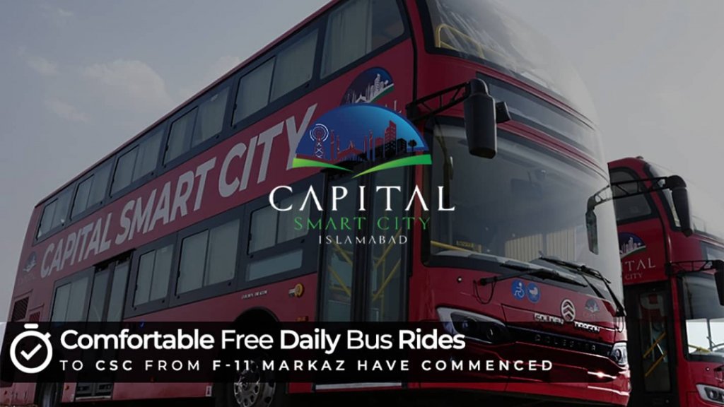 Capital Smart City Daily Site Visit in the New Double Decker Bus