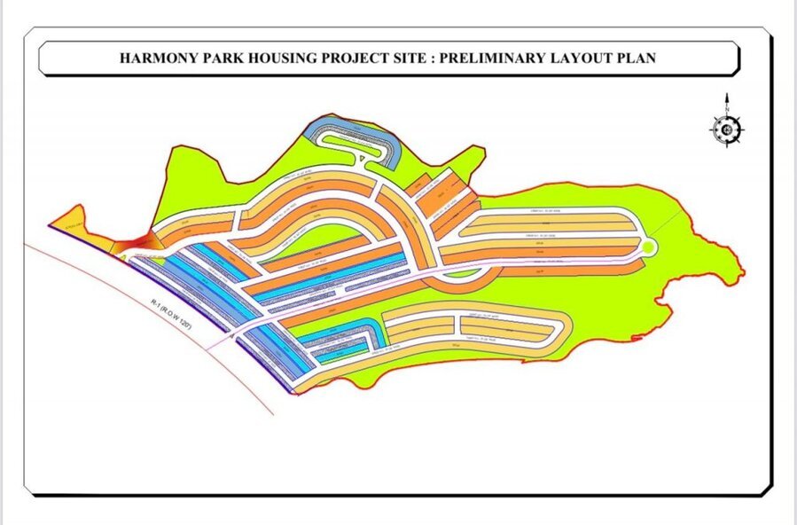 Harmony Park Block Map - Capital Smart City.