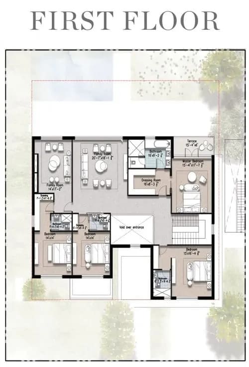 2 Kanal- Floor plan(plan A) First floor