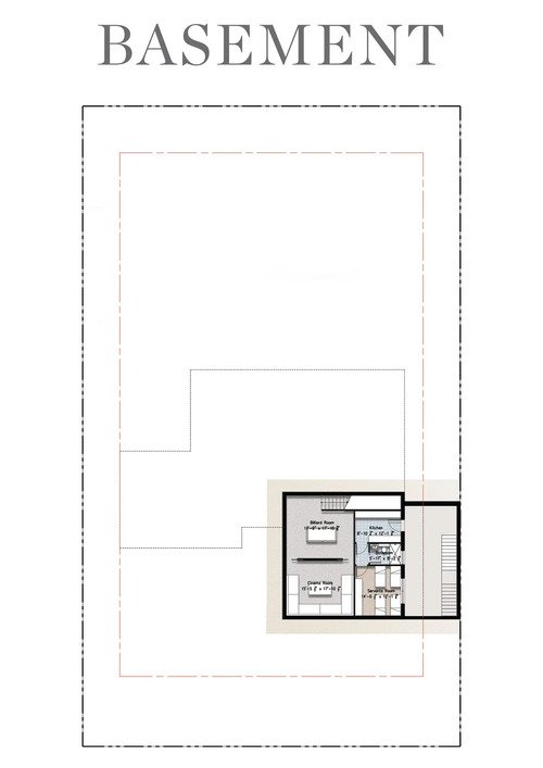 4 Kanal- Floor plan(plan B ) basement