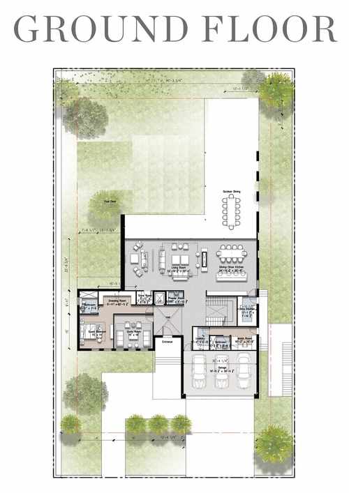 4 Kanal- Floor plan(planB ) ground floor