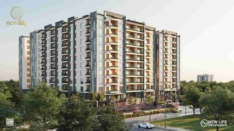 New Life Residencia DHA Lahore - luxury apartments on installments