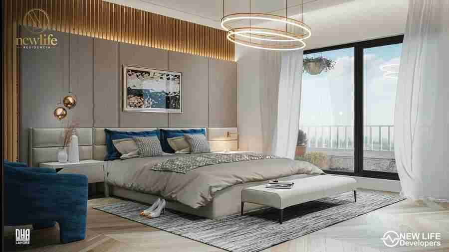 bedroom interior - New Life Residencia - Dha lahore