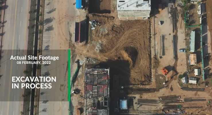 construction update of Spring Arch (Bahria Town) - shops and apartments on 3 years installments