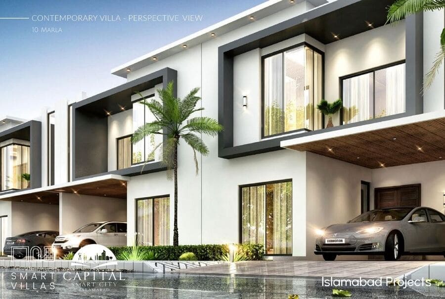 contemporary villa - 10 marla smart villa