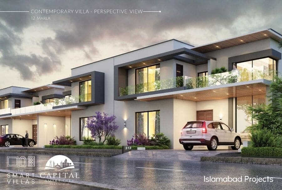 contemporary villa - 12 marla smart villa