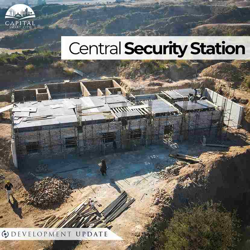 central securoty station in capital smart city - development update - Capital Smart City