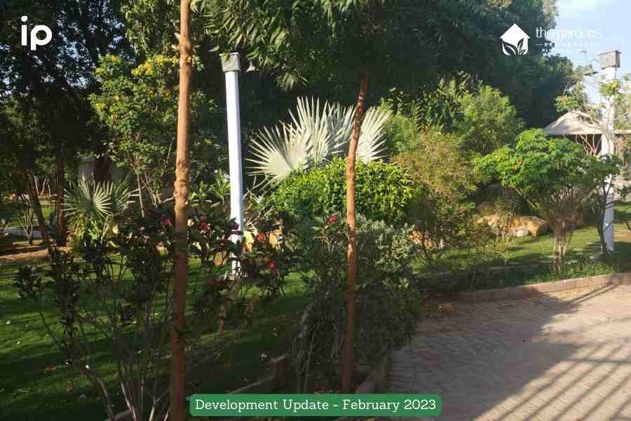 Horticulture is complete - The Gardens Residences Karachi