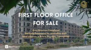 Office Available For Sale On First Floor of Galaxy Heights