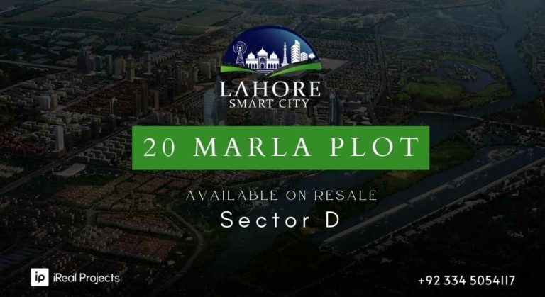 20 Marla Plot Available in Sector D - Lahore Smart City