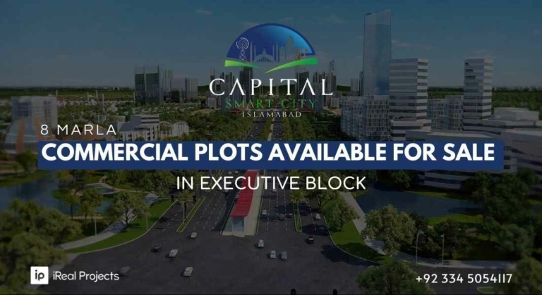 8 marla COMMERCIAL Plots Available for Sale in capital smart city