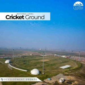 cricket ground - development update - Lahore Smart City
