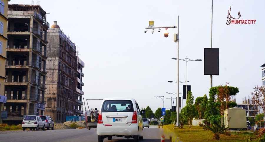 mumtaz city Islamabad - development update -- CCTV surveillance on roads