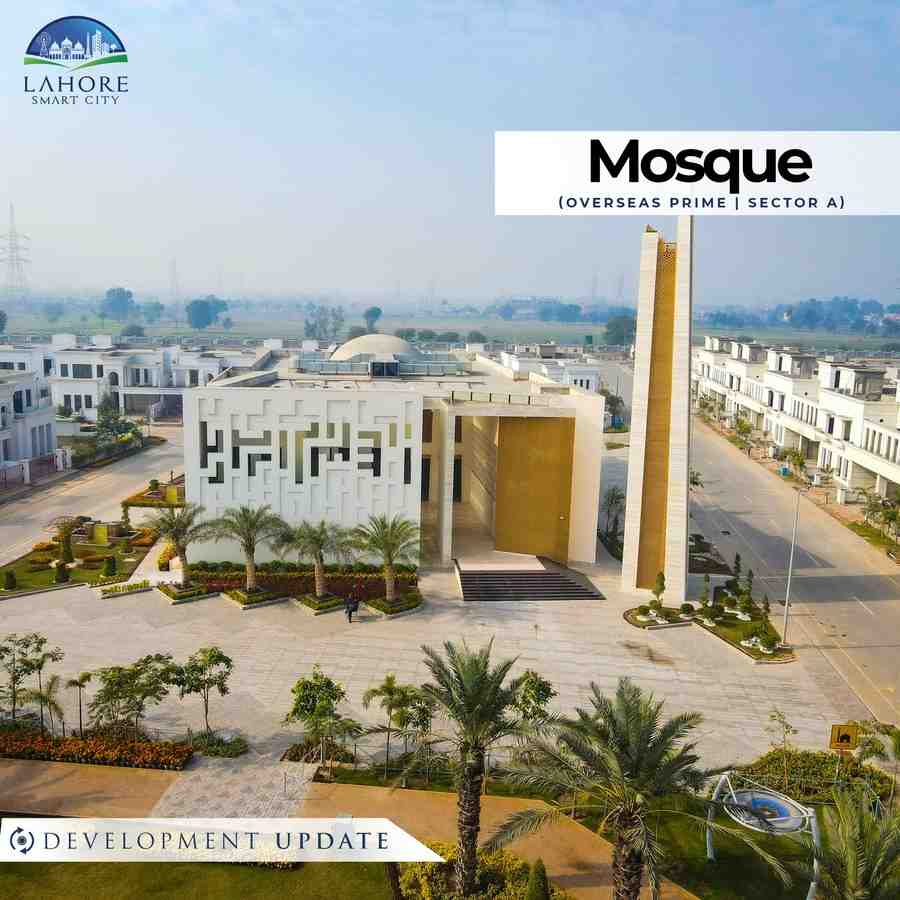 overseas prime sector A mosque - development update - Lahore Smart City