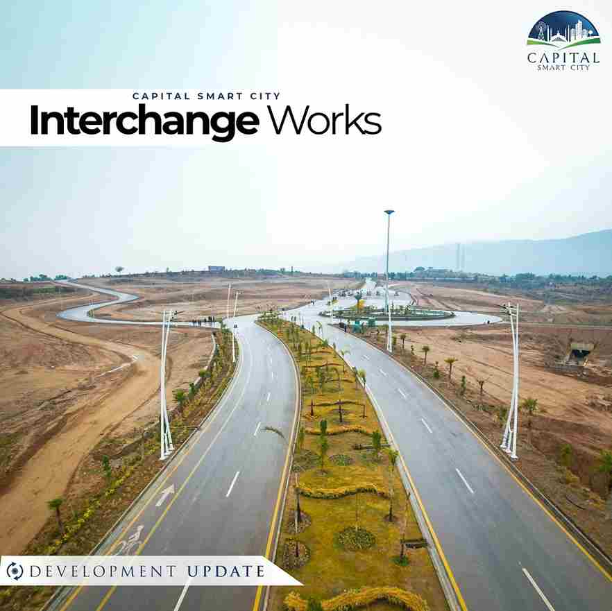 interchange works - development update - Capital Smart City