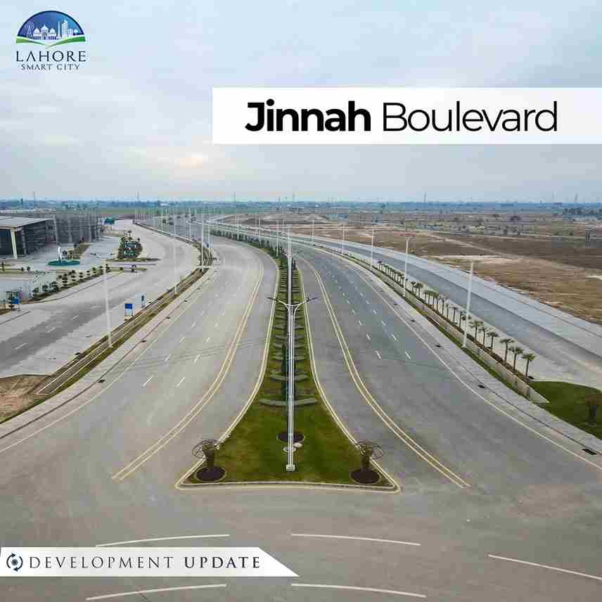 jinnah boulevard - development update - Lahore Smart City