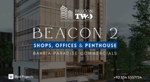 beacon two - offices, shops, and penthouse in bahria paradise